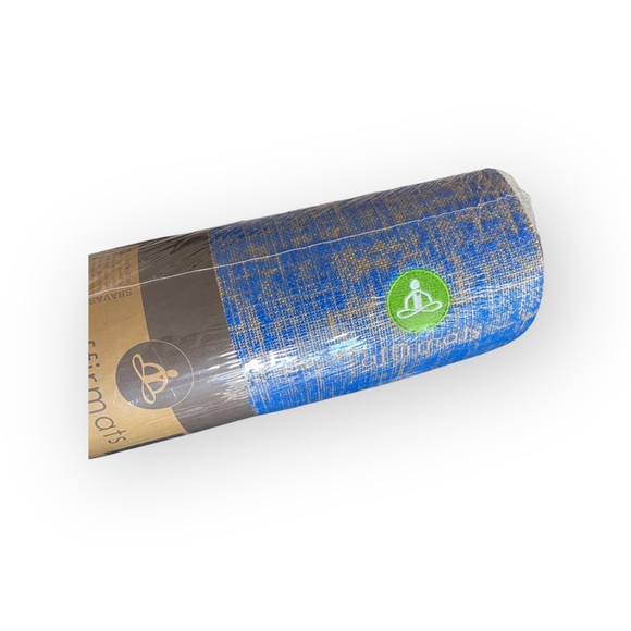new Affirmats x Patrick Cooper 𓁹 Live Authentic Yoga Mat 𓁹 Blue Silk 5mm Thick - Picture 11 of 16
